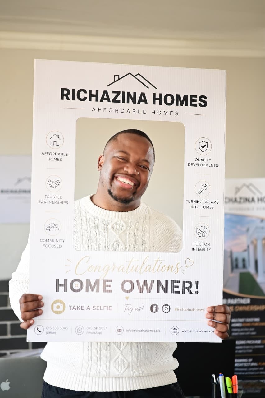 Happy homeowners